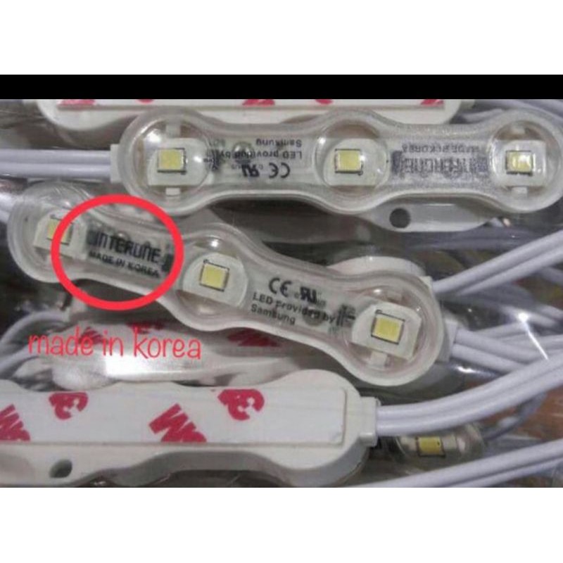 lampu led modul samsung asli korea lampu etalase neon sign huruf outdoor reklame led samsung korea