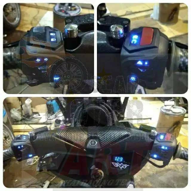 Saklar Pulsar Lampu Led Variasi Nmax Aerox Lexi Pcx Adv Ninja Vixion Megapro Cbr Universal