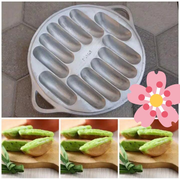 CETAKAN KUE PUKIS BULAT ISI 12 LUBANG BAGUS &KUAT