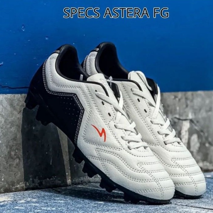 Sepatu Bola Specs ASTERA FG - COOL GREY / BLACK
