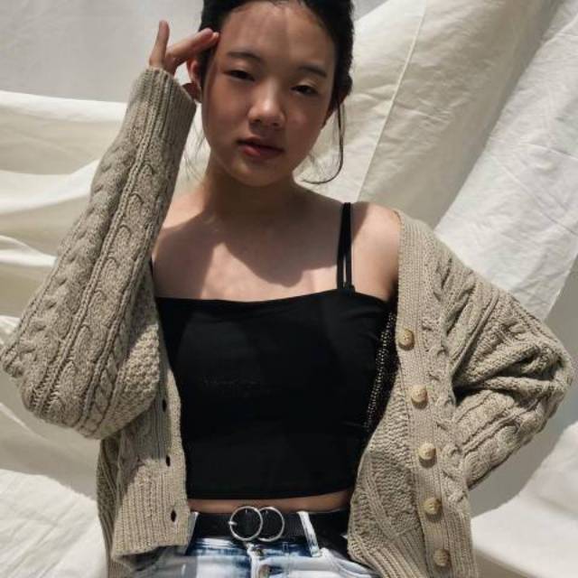 Knitme Zeal Ladies Hitam Cardigan