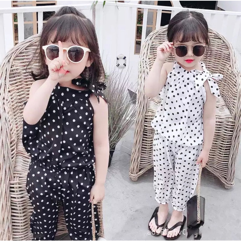 SETELAN ANAK PEREMPUAN/OUTFIT KOREAN STYLE TERBARU 1-5 TAHUN