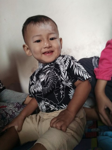 Lkm173 Setelan Bayi Pakaian Anak Lengan Pendek Crown Batik + Celana Pendek [1kg 12pc] Little Kuma