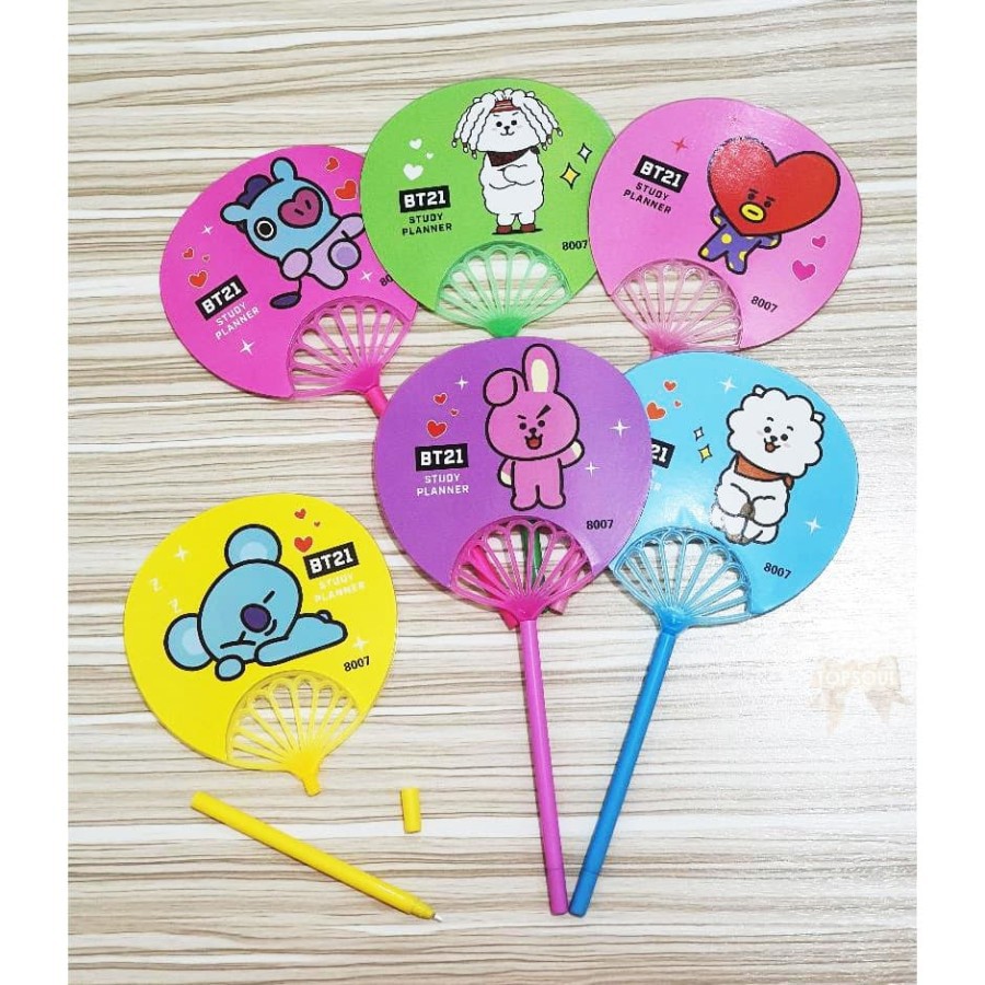

Pulpen Kipas BTS BT21 Bulpen Fan BTS BT21 Bolpoint
