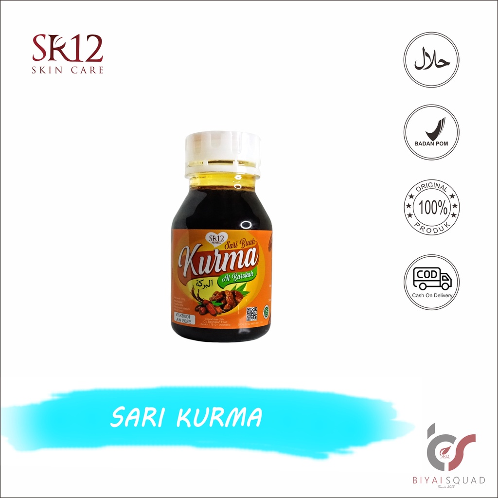 SARI BUAH KURMA AL BORAKAH SR12 MENINGKATKAN STAMINA MENJAGA DAYA TAHAN TUBUH