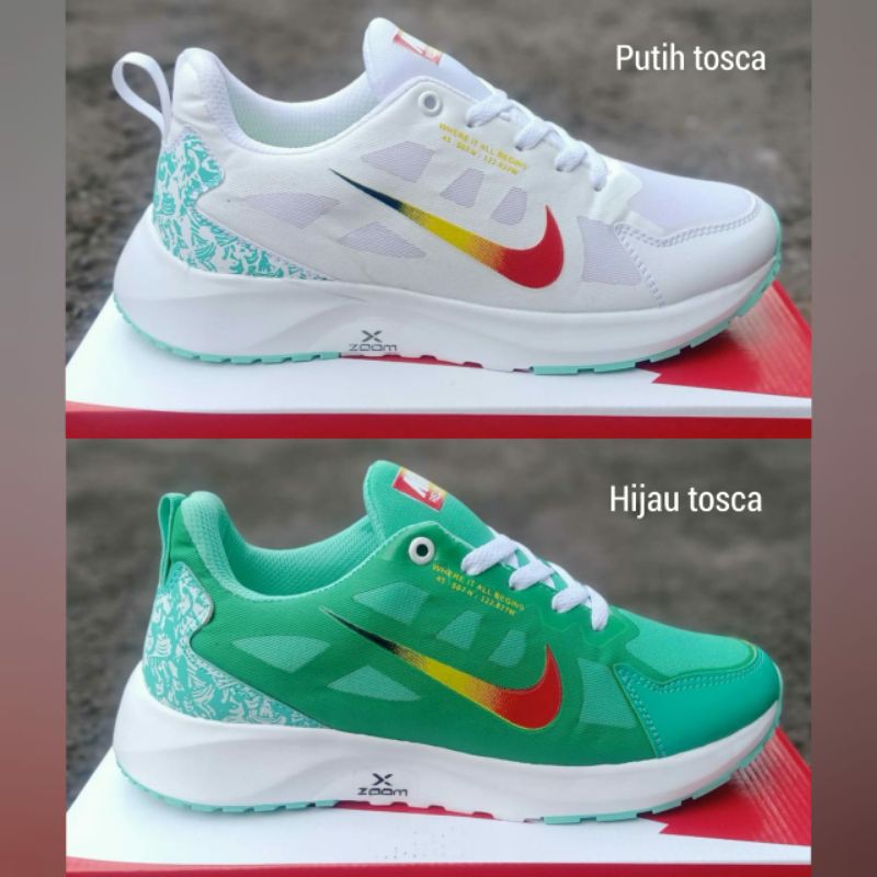 ♡8 WARNA♡ Sepatu nike wanita zoom import - olahraga jogging senam aerobik airmax off white grade ori