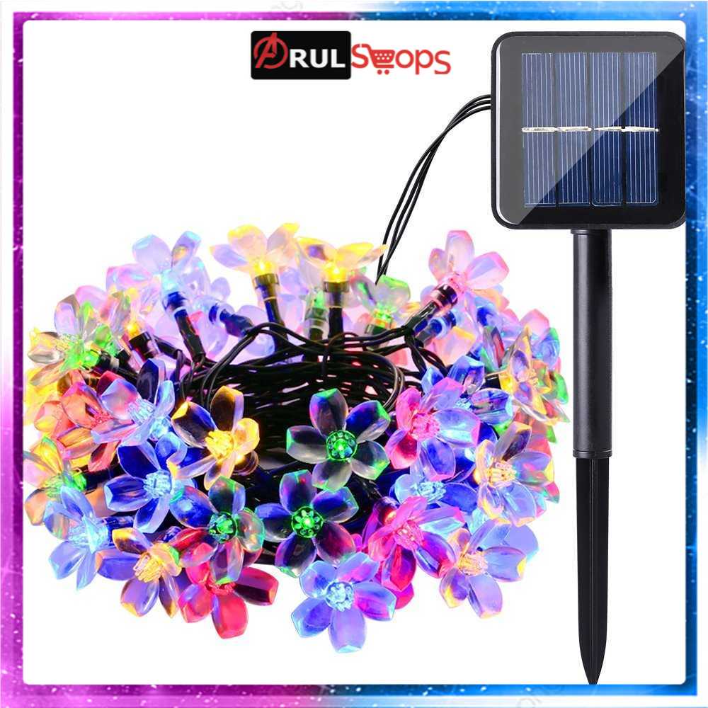 YUSHILED Lampu Hias Dekorasi 50 LED 7 Meter with Solar Panel - M072