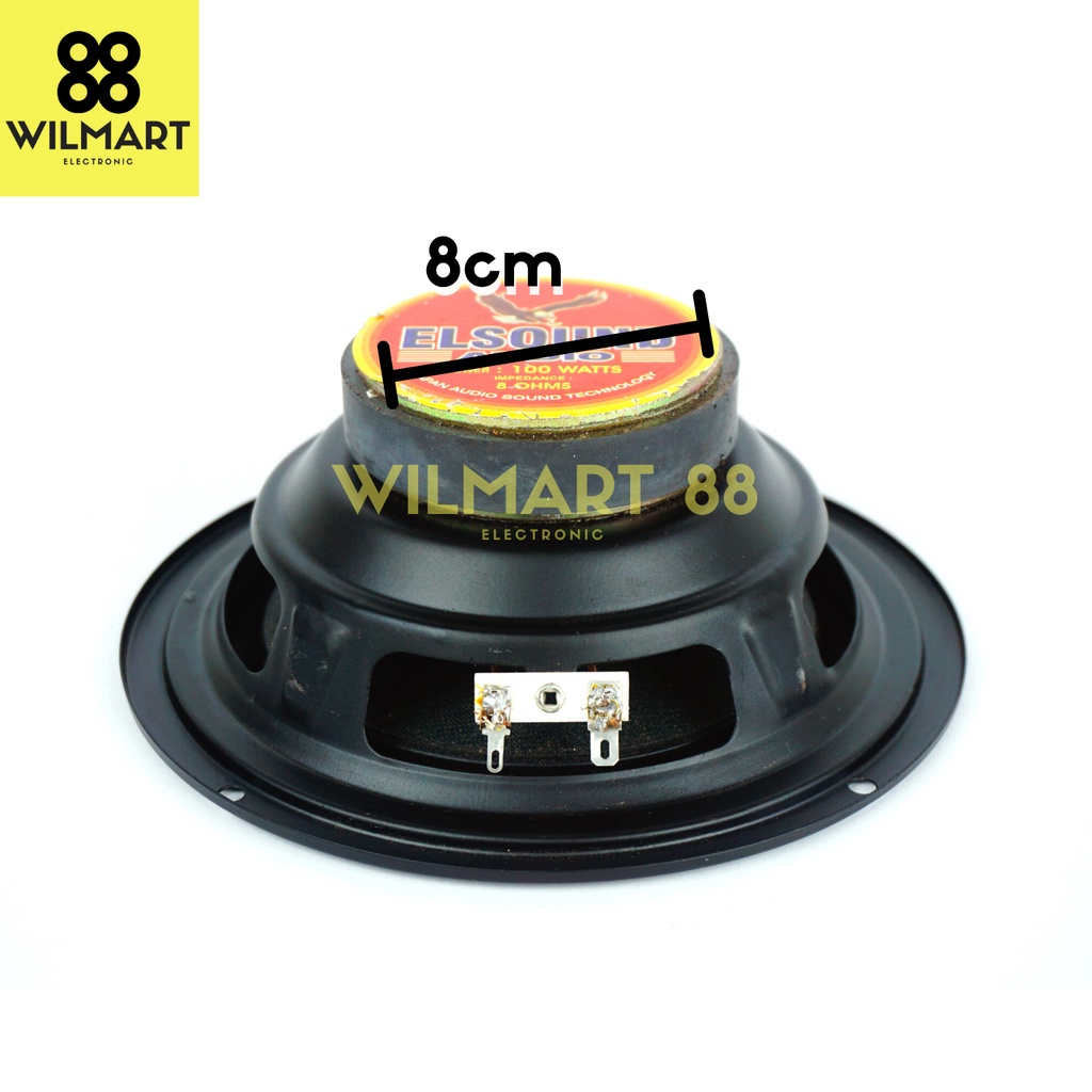 Speaker Elsound 6 Inch / 6&quot; / Woofer Original / Speker / Spiker Speaker Elsound 6 inch Woofer Mahnet besar 100W