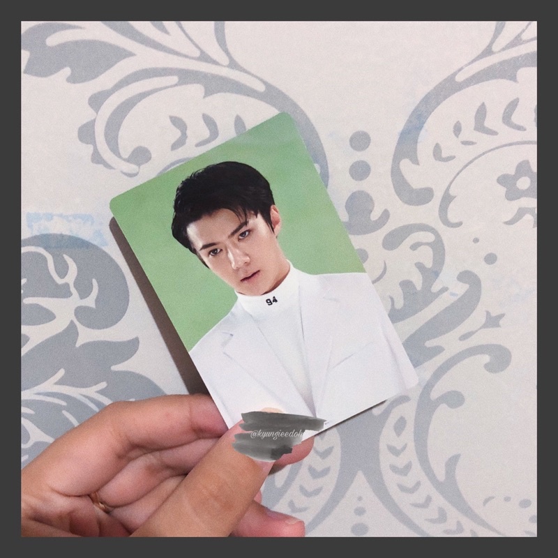 RARE Official Photocard SEHUN EXO Paper Toy
