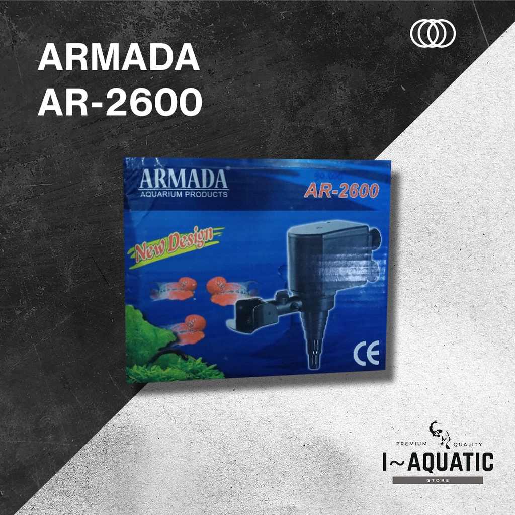 Pompa celup aquarium Armada AR-2600