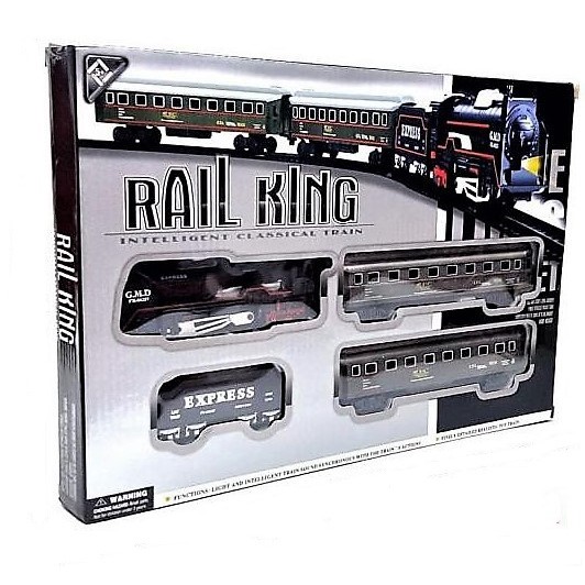 Mainan Rail King Kereta Api 18 Pieces