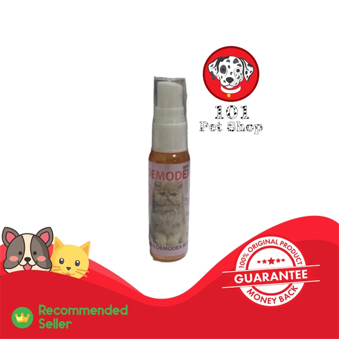 DEMODEX SPRAY - OBAT SCABIES KUCING ANTI KUTU TUNGAU MITES KUDIS