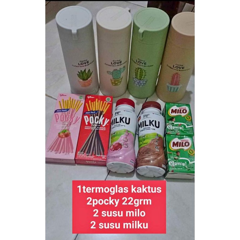 

paket lengkap free termos kaca