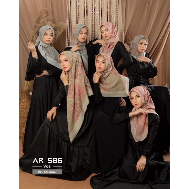 AR586 SEGI EMPAT MOTIF BY HIJAB ARRAFI