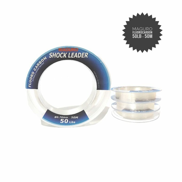 Senar Pancing Maguro Fluorocarbon Shock Leader 50lb