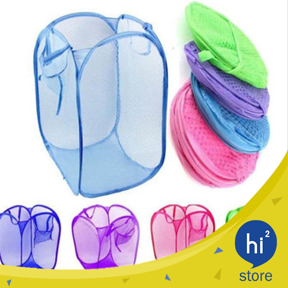  92gr HIHI A063 keranjang  baju  kotor  lipat praktis 
