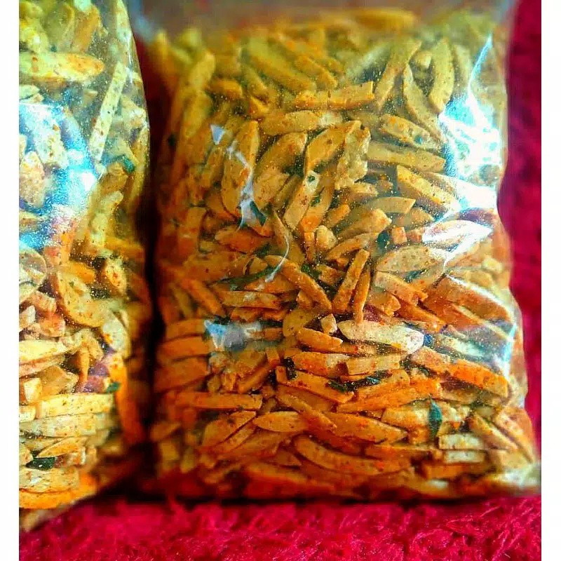 

Basreng stik 1kg/Basreng Bumbu Basah Daun jeruk