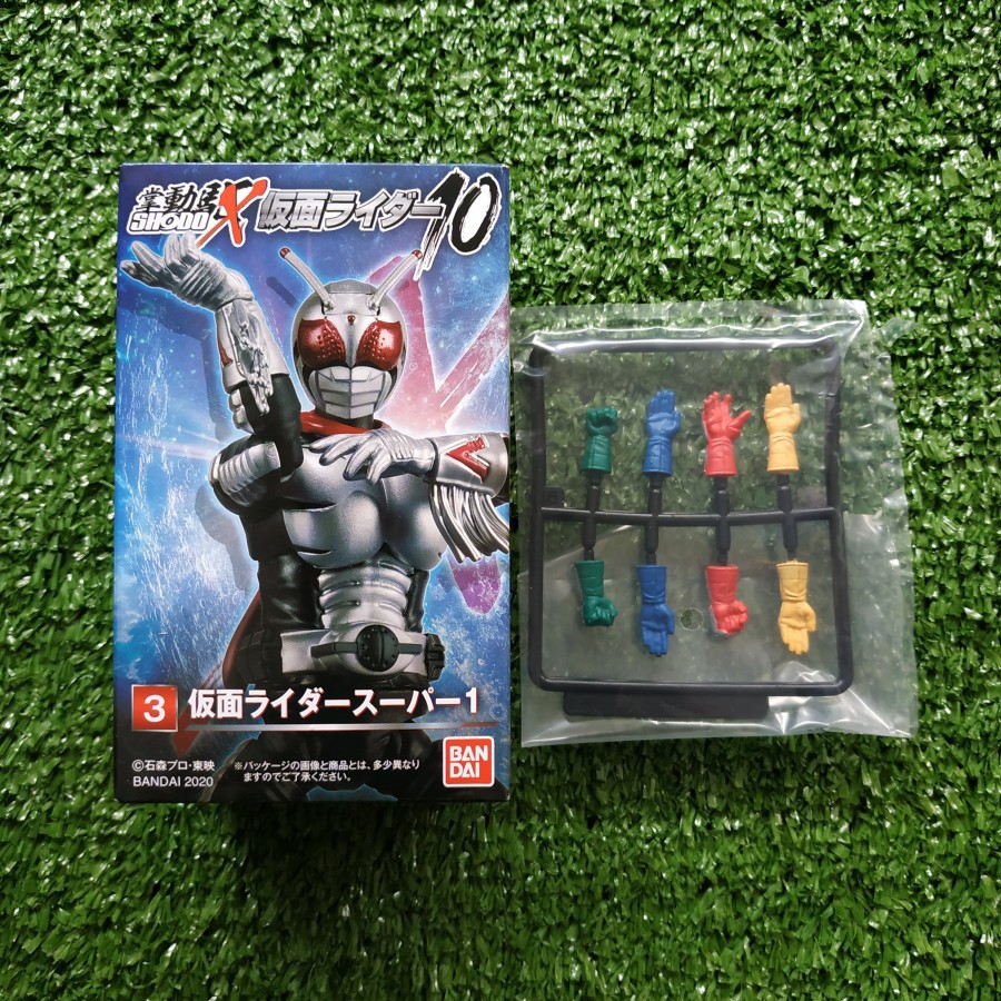 SHODO-X KAMEN RIDER 10 SHODO SODO SUPER ONE SUPER-1 & PART HAND
