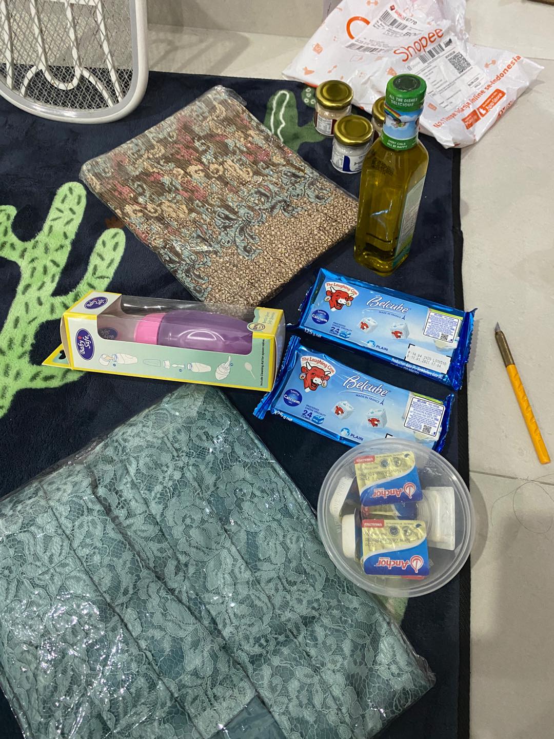 Dela Rok Span Plisket Pendek Batik Wanita Jumbo Fit To Xxl