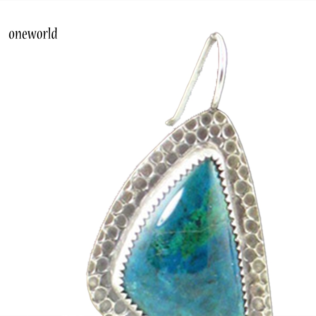 Oneworld Anting Gantung Electroplating Warna Cerah Untuk Wanitapernikahan