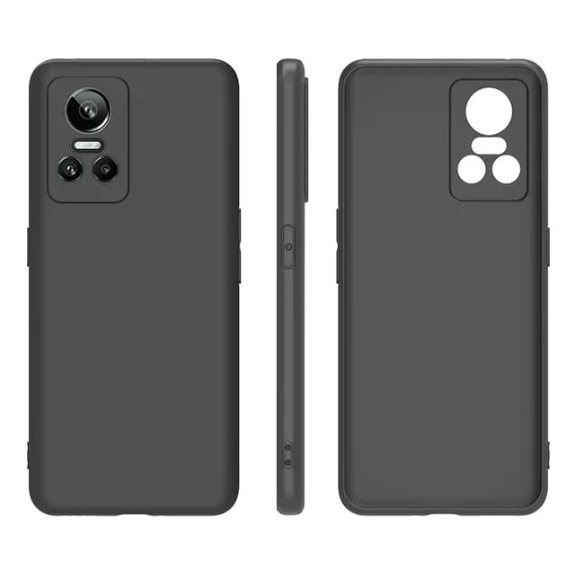 PROMO Case REALME GT NEO 3 Soft Case Black Matte Casing Premium Slim Exellent Cover | Soft Matte | Soft Case Macaron | Casing GT NEO 3