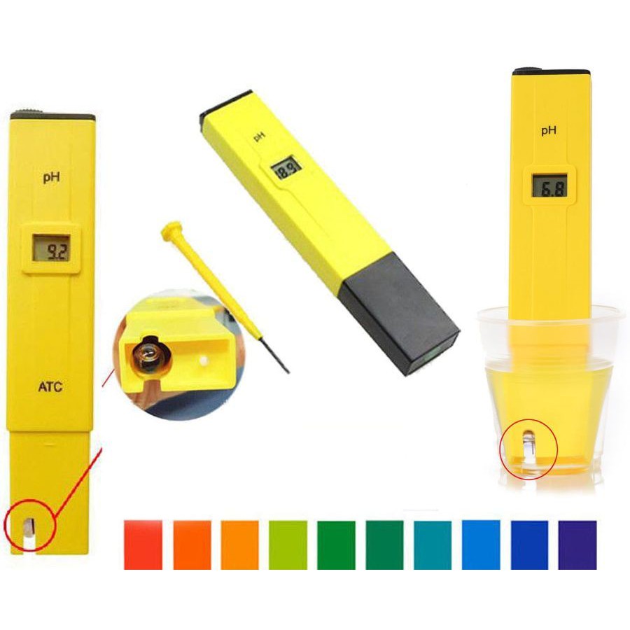 Mediatech  pH Meter Digital pengukur ph digital Tester Hidroponik / Akuarium / Kolam Renang - B1900124