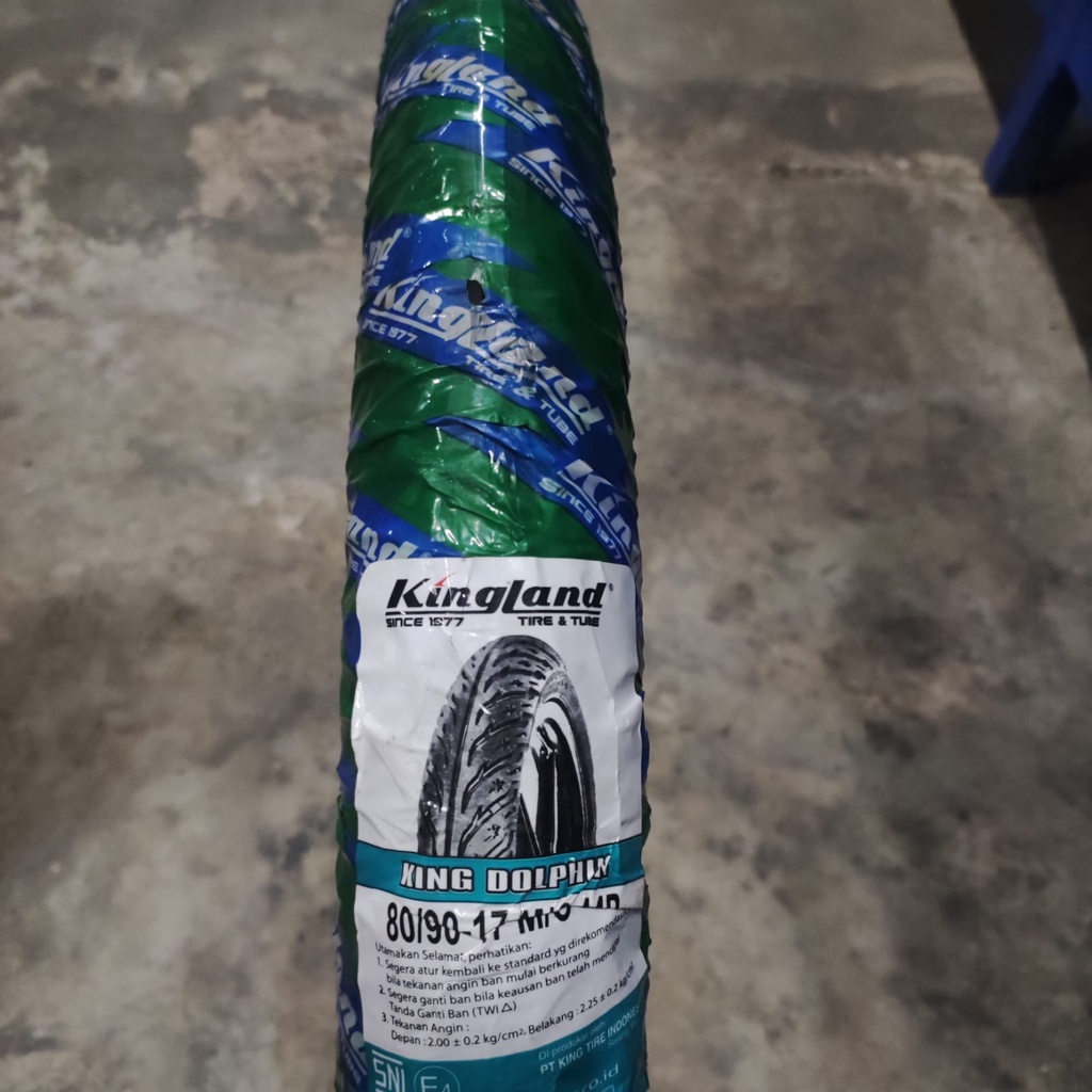 Ban motor bebek Kingland King Dolphin 80 90 17 tubetype bukan tubeless