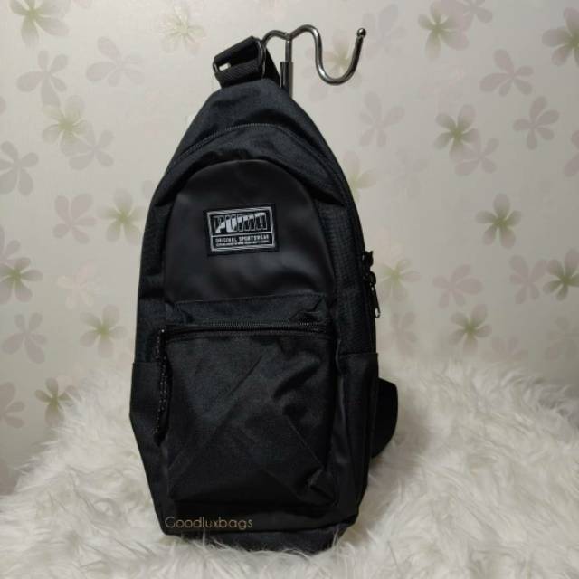 ORIGINAL Tas Pria PUMA Academy Cross Backpack Black