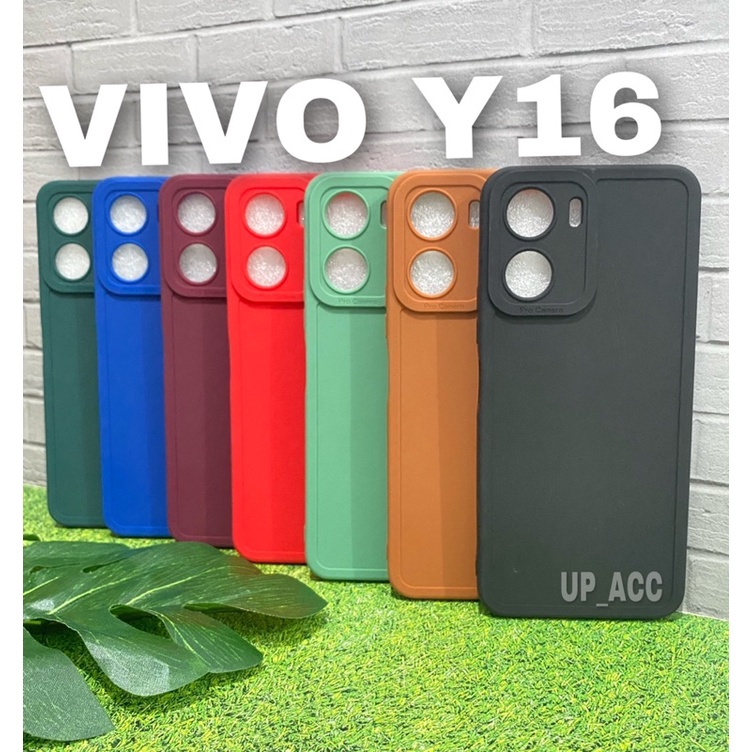 VIVO Y16 Y35 Case Pro Camera Protect / Case Candy Makaron TPU lens Protector Kamera / Casing Hp