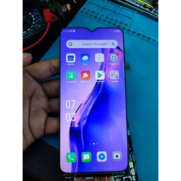 LCD oppo A31 original 100% Cabutan Copotan