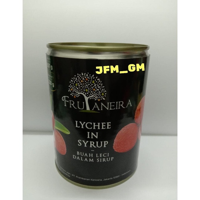 

Kalengbuah- Frutaneira Buah Kaleng Leci Dalam Sirup Exp 2020 / Lychee Syrup -Buah-Kaleng.