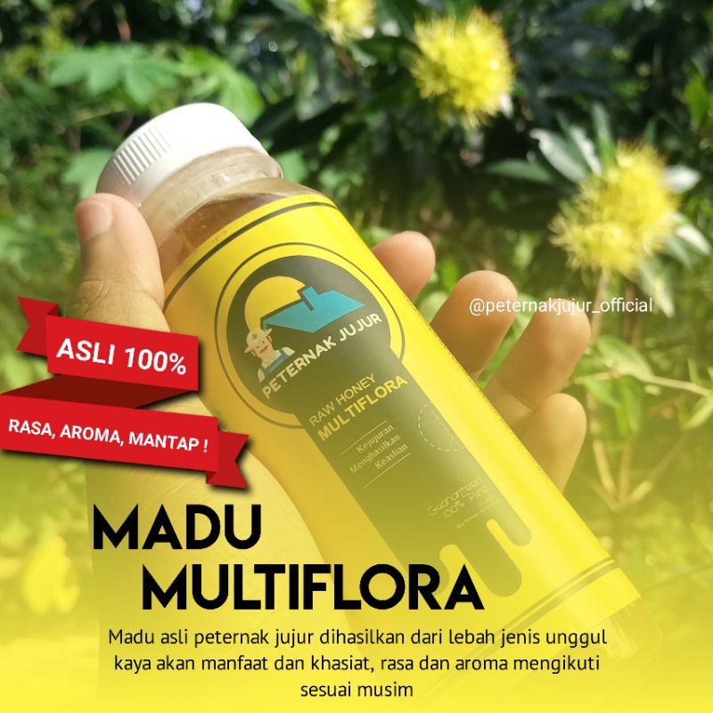 

Madu Murni Peternak Jujur 340gram | RAW HONEY MULTIFORA