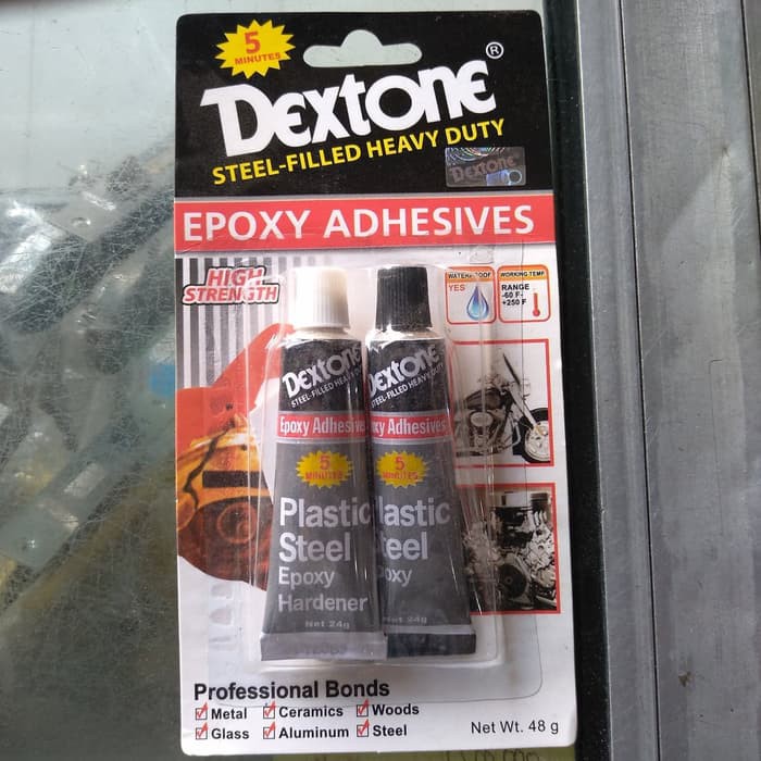 

Dextone Lem Besi Campur Epoxy / Dextone Epoxy Adhesive / 48Gr