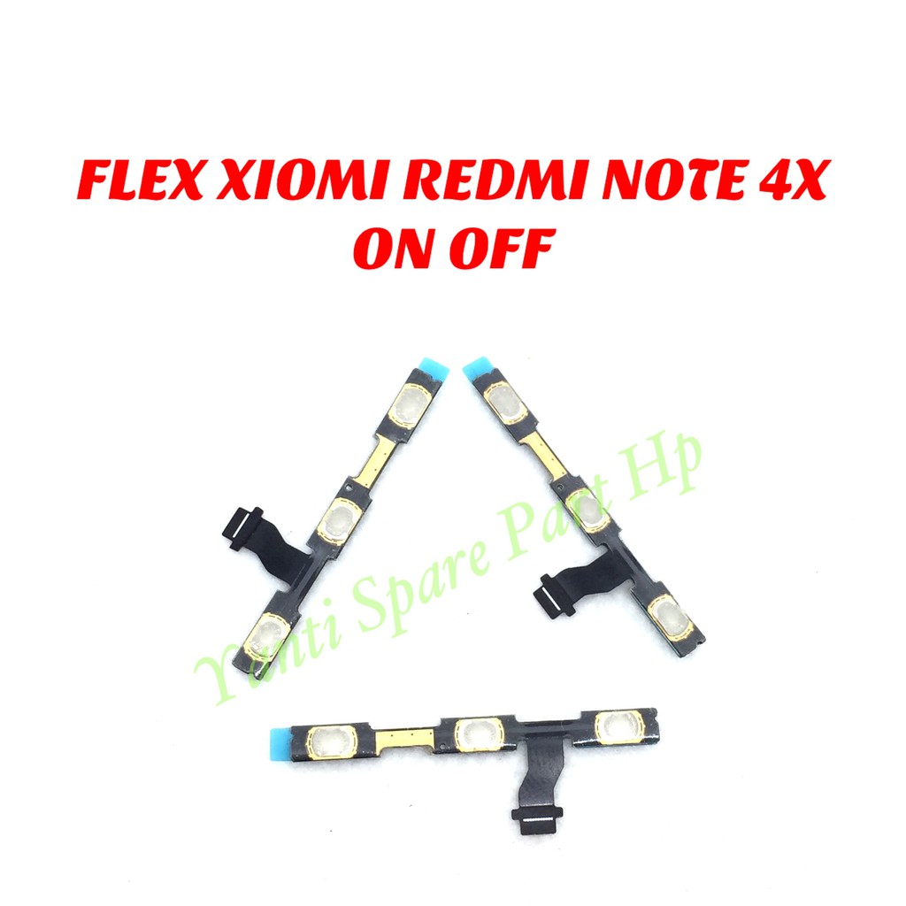 Flexible On Off Xiaomi Redmi Note 4x Snapdragon Original Terlaris New