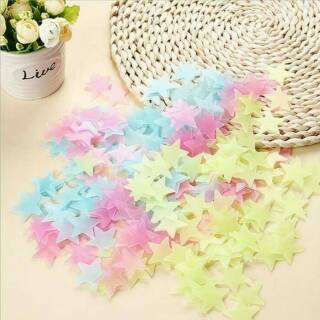 Glow In The Drak Stiker Bintang Menyala Dalam Gelap Set Glow In The Drak Stiker Bintang Menyala Dalam Gelap Set