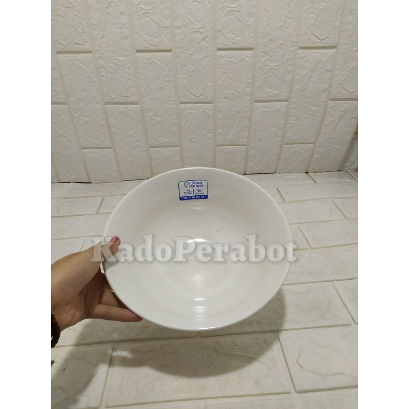 mangkok klasik 8.5 - klasik bowl - mangkok jumbo - mangkok putih besar