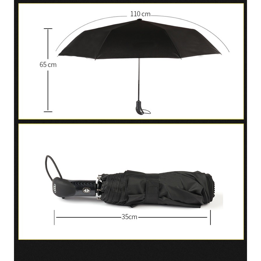 Fashionable Automatic Folding Umbrella - Gear Shift Handle Design - Payung Otomatis Gagang Sporty