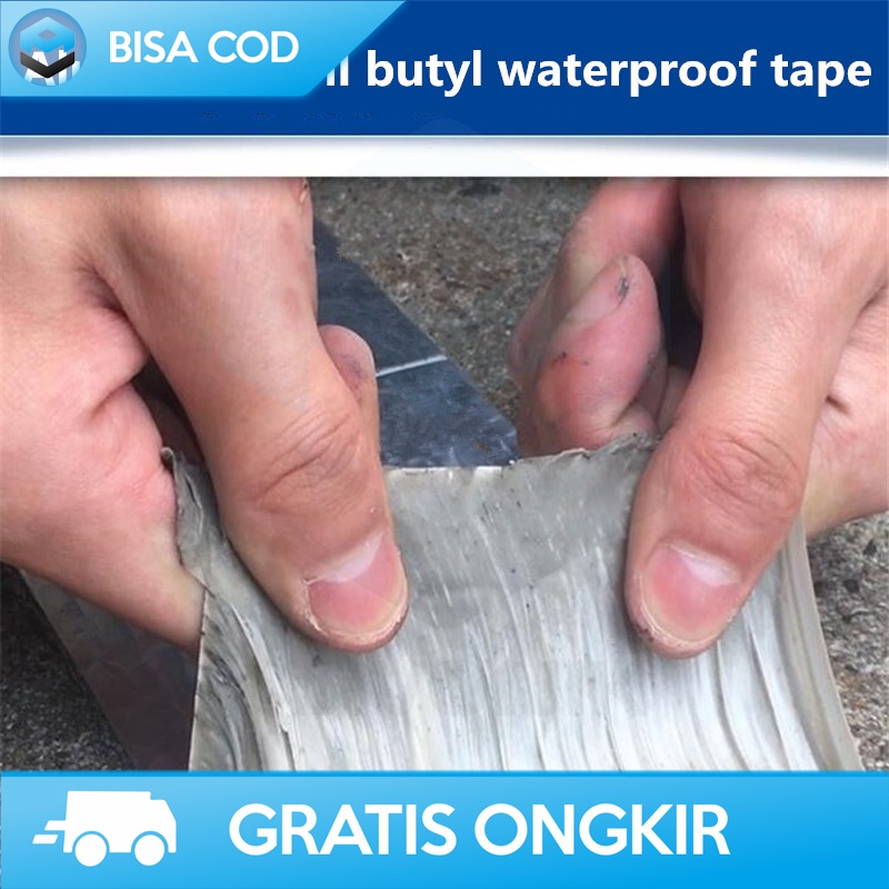 LAKBAN ANTI BOCOR ANTI AIR ALUMINIUM FOIL BUTYL WATERPROOF TAPE TAFFWARE KYTO LS549 ORIGINAL