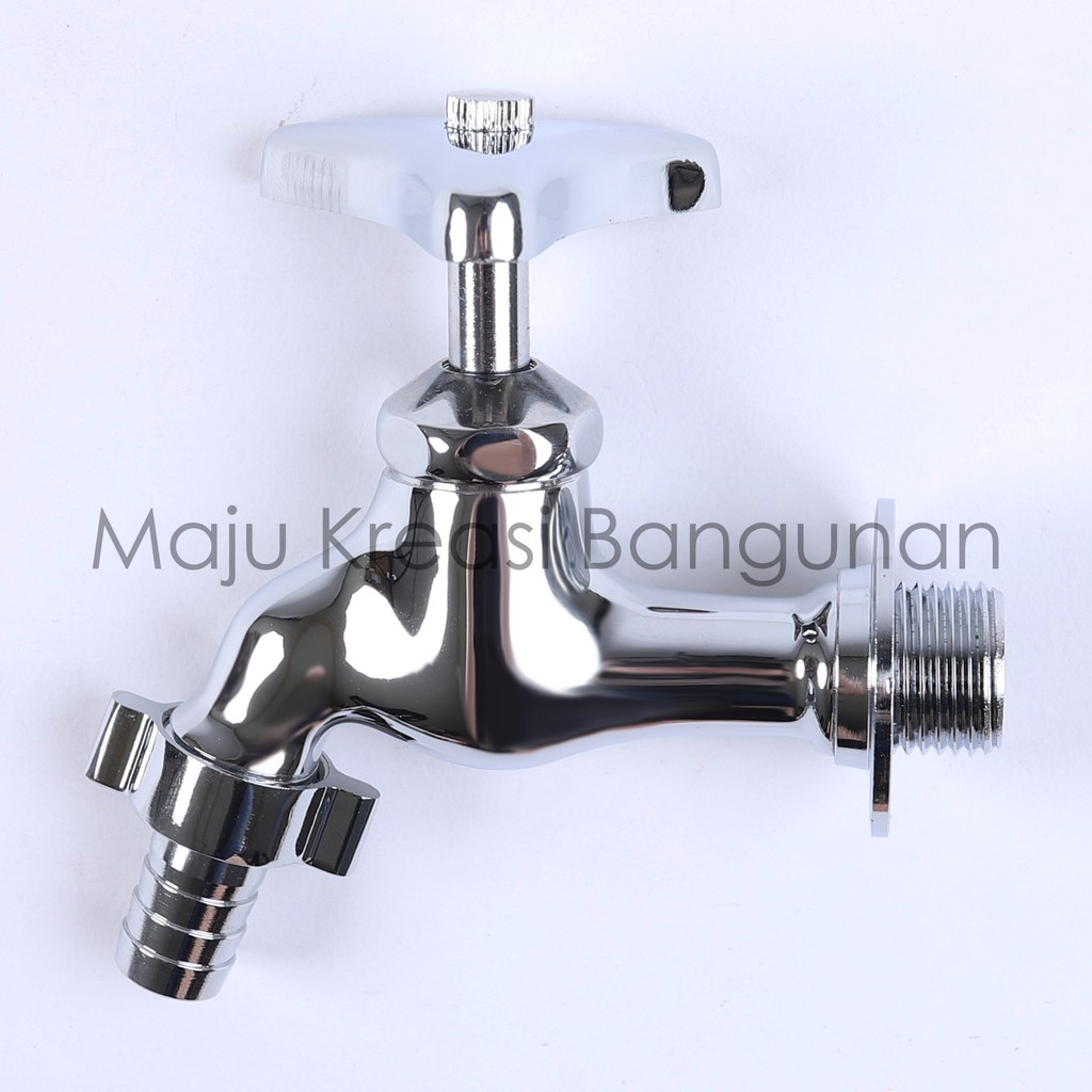 Kran Taman Kuningan SOLIGEN Keran Tembok Air YG 514 YG514 1/2&quot; 1/2 Inch Inci Brass 1/2Inch 1/2Inci