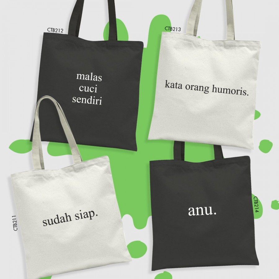 Kata Kata Meme Motivasi Custom Totebag Tastote Tas Taswanita