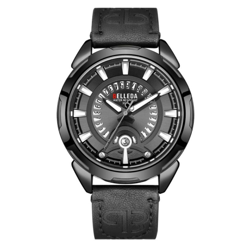 Mantul Sale COD Jam Tangan Belleda 9174 Original Belleda 100% Tahan Air Belleda Watch's Jam Tangan Pria Viral