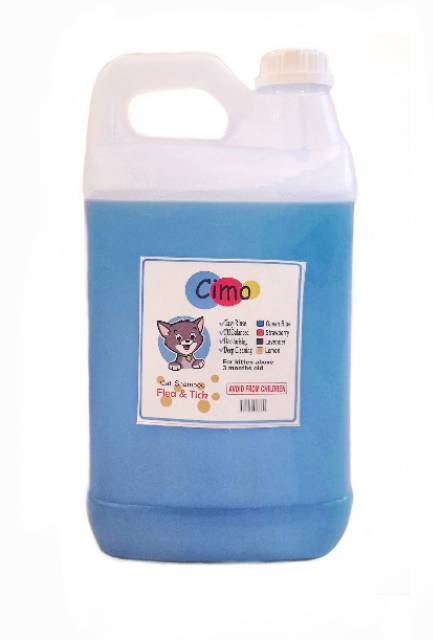 CIMO 5 KG SHAMPO KUTU KUCING / CAT SHAMPO FLEA AND TICK / btm