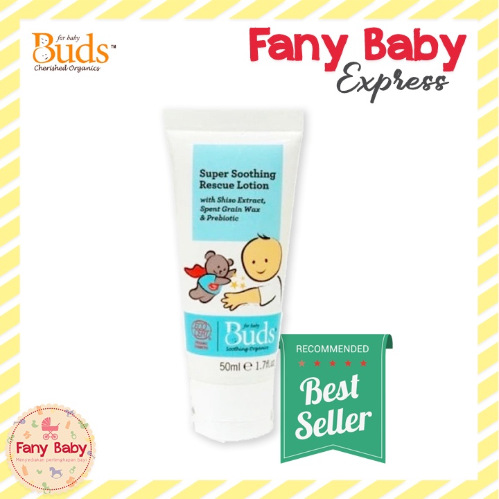 BUDS SOOTHING LOTION SOOTHES &amp; REPAIRS MOISTURISES DRY SKIN