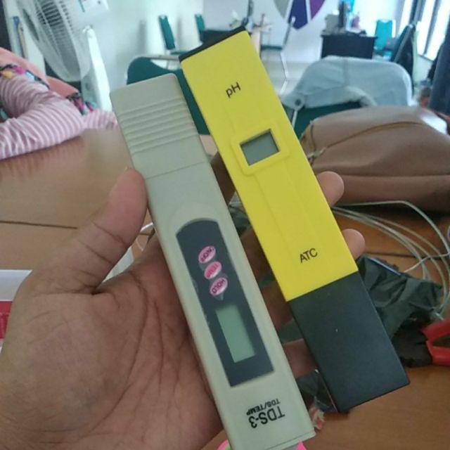 Paket  Ph Meter + Tds Meter Hidroponik