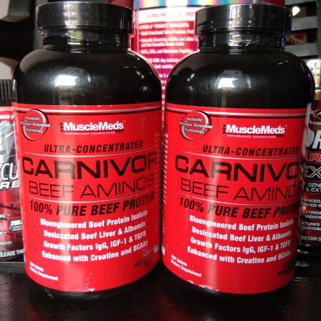 MuscleMeds Carnivor Amino Beef Protein 300 tabs