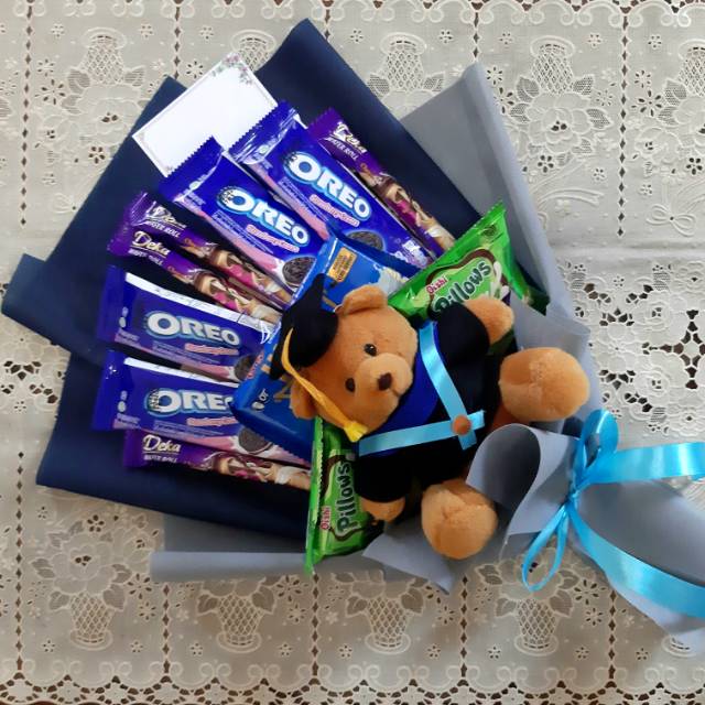 Bucket Snack Boneka Wisuda Buket Boneka Bucket Oreo Buket Snack Boneka Murah