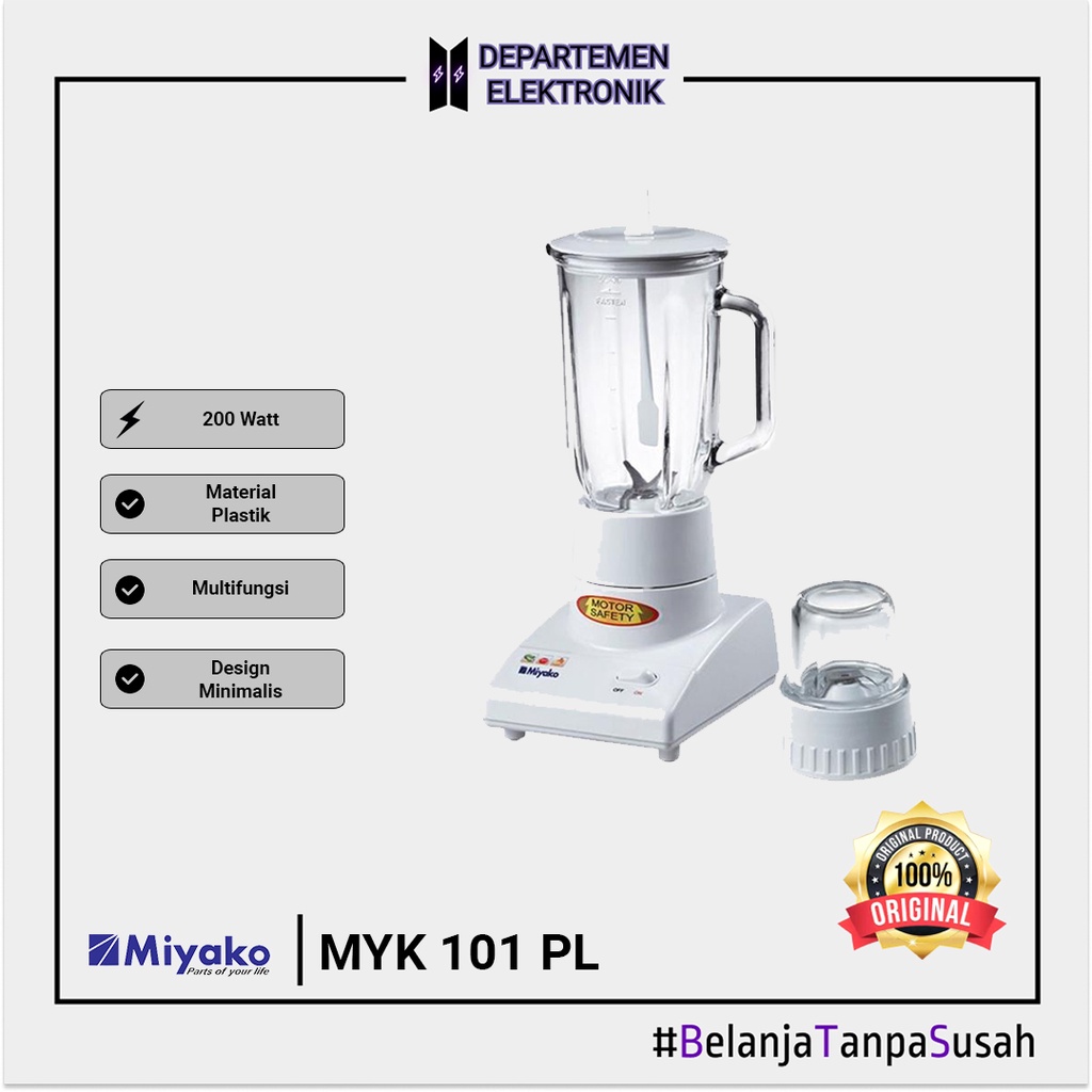 Miyako Blender BL 101 PL MURAH BANGET / GARANSI RESMI