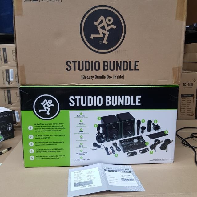 Mackie Studio Bundle Paket Alat Recording Podcast Streaming Lengkap