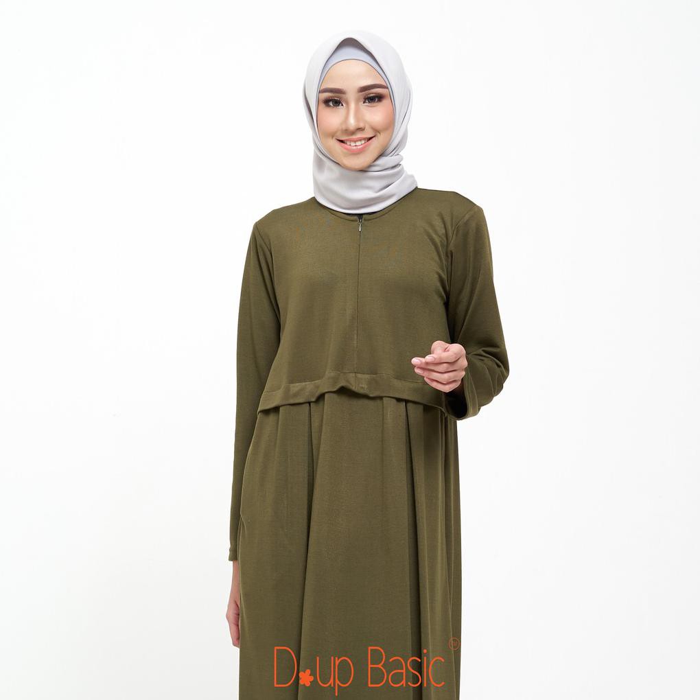 Dupbasic Gamis Kaos Kevna Gamis Polos Busui Friendly Kaos Casual Import Original Daily Modern