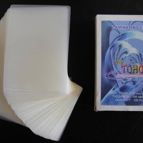 

Plastik Laminating Ukuran KTP